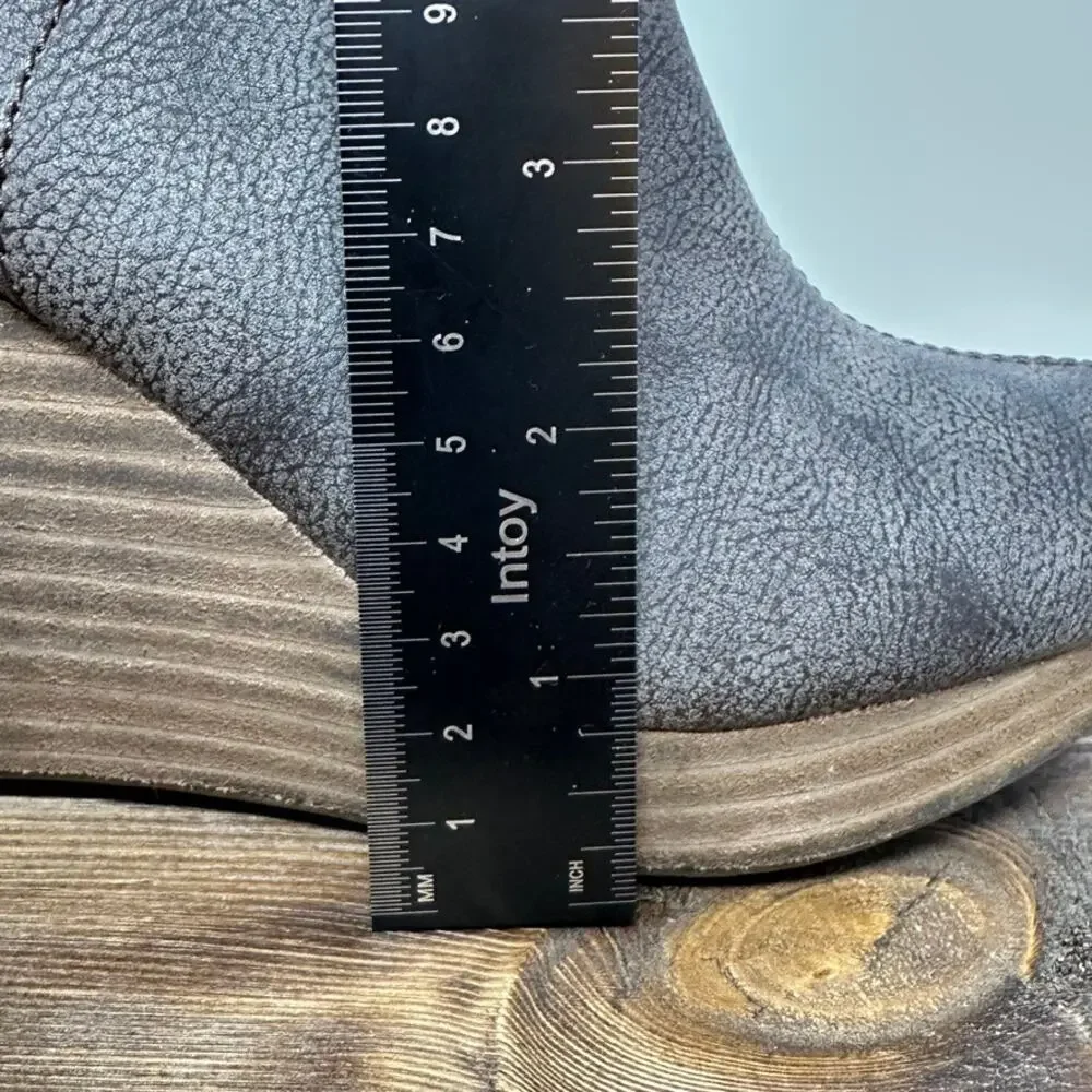 Dr. Scholls Memory Foam Platform Harlow Wedges 5.5M Shootie Comfort Shoe Bootie